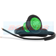 12v/24v Small Round Green LED Button Marker Lamp/Light